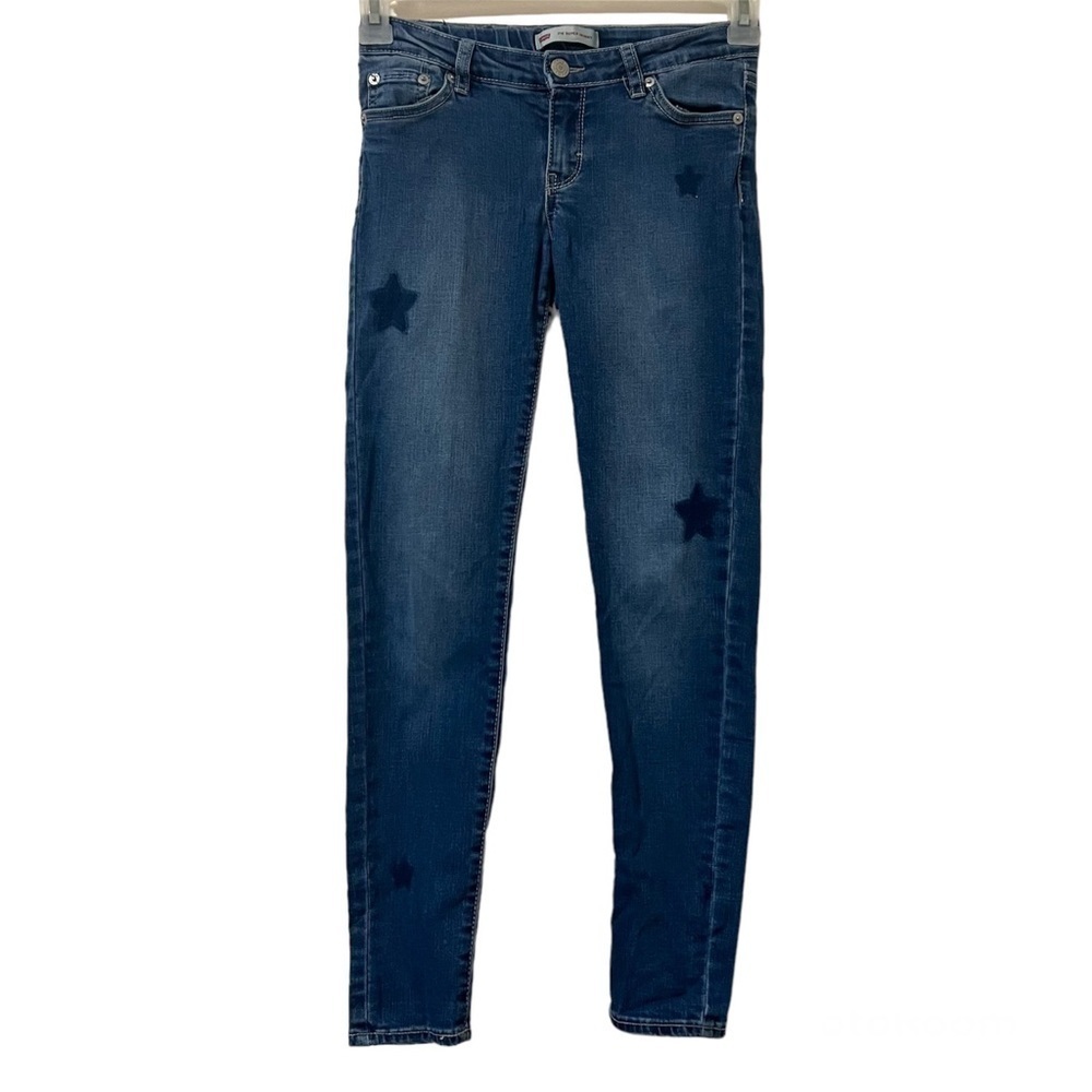 Levi’s 710 Super Skinny Star Design Dark‎ Wash Jeans